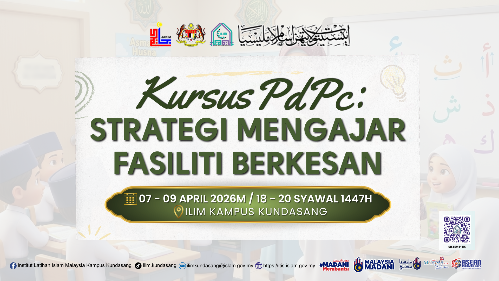 Banner Kursus Kursus Pdpc: Strategi Mengajar Dan Fasilitasi Berkesan
